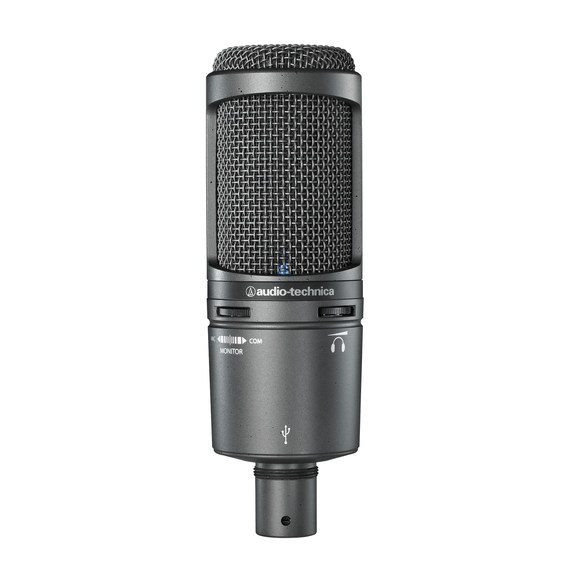 Equipped with a USB output, the Audio-Technica AT2020USB+ is designed for digitally capturing music or any acoustic audio source using your favorite recording software (PC or Mac). The microphone offers the critically acclaimed, award-winning sound of the AT2020, with studio-quality articulation and intelligibility perfect for singer/songwriters, podcasters, voice-over artists, field recorders, and home studio recorders.
